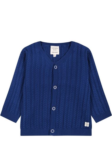 Cardigan blu con logo CARREMENT BEAU | Y05218830